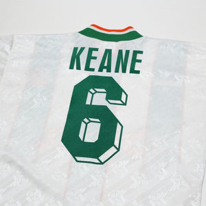 1994 Keane #6 Ireland Vintage adidas Away Football Shirt (S/M)