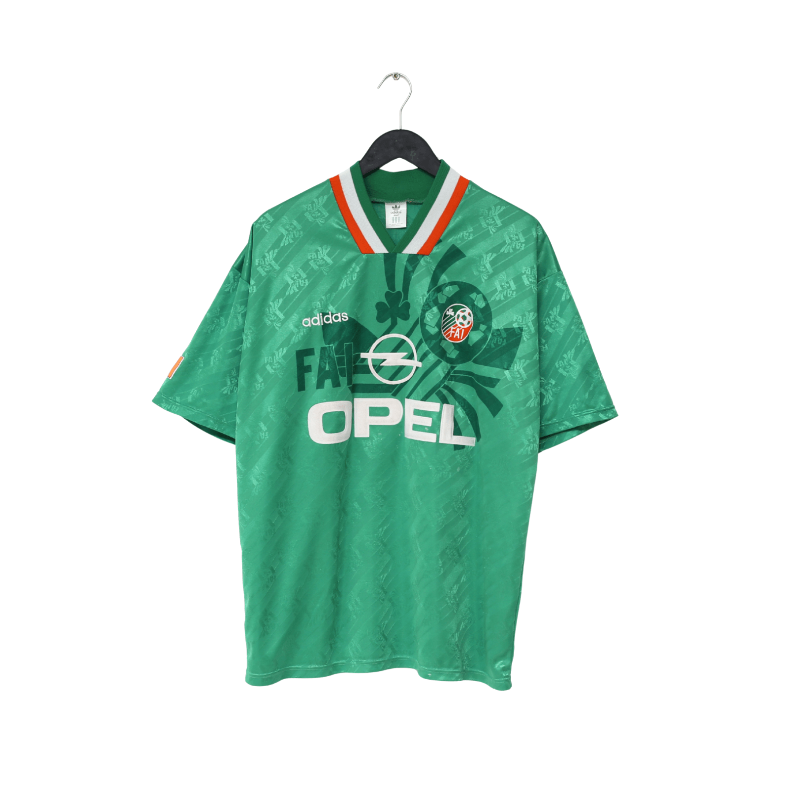 1994 KEANE #6 Ireland Vintage adidas Home Football Shirt 40/42 (L)