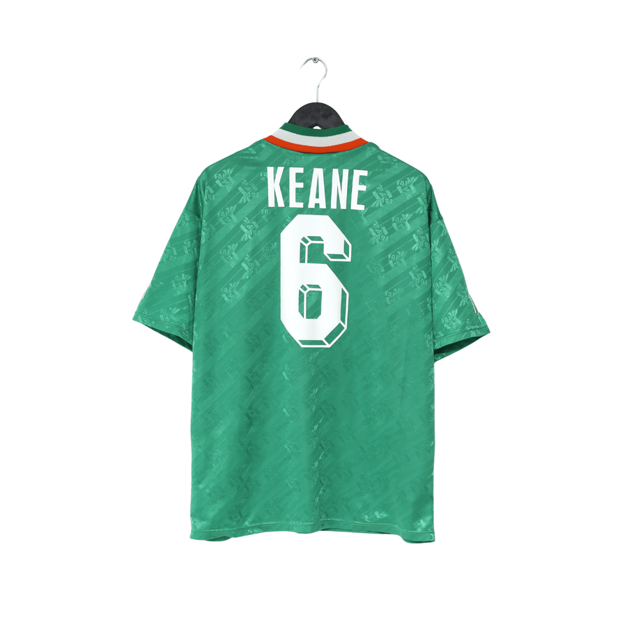 1994 KEANE #6 Ireland Vintage adidas Home Football Shirt 40/42 (L)
