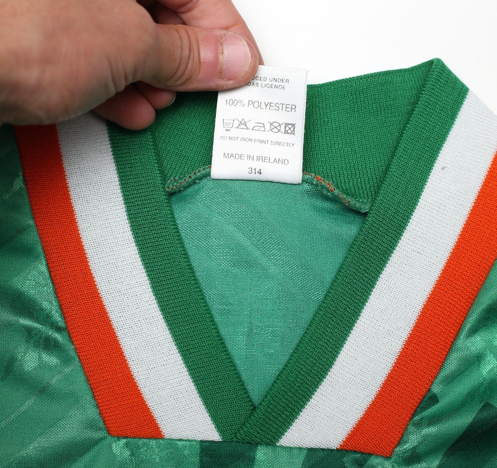 1994 KEANE #6 Ireland Vintage adidas Home Football Shirt 40/42 (L)