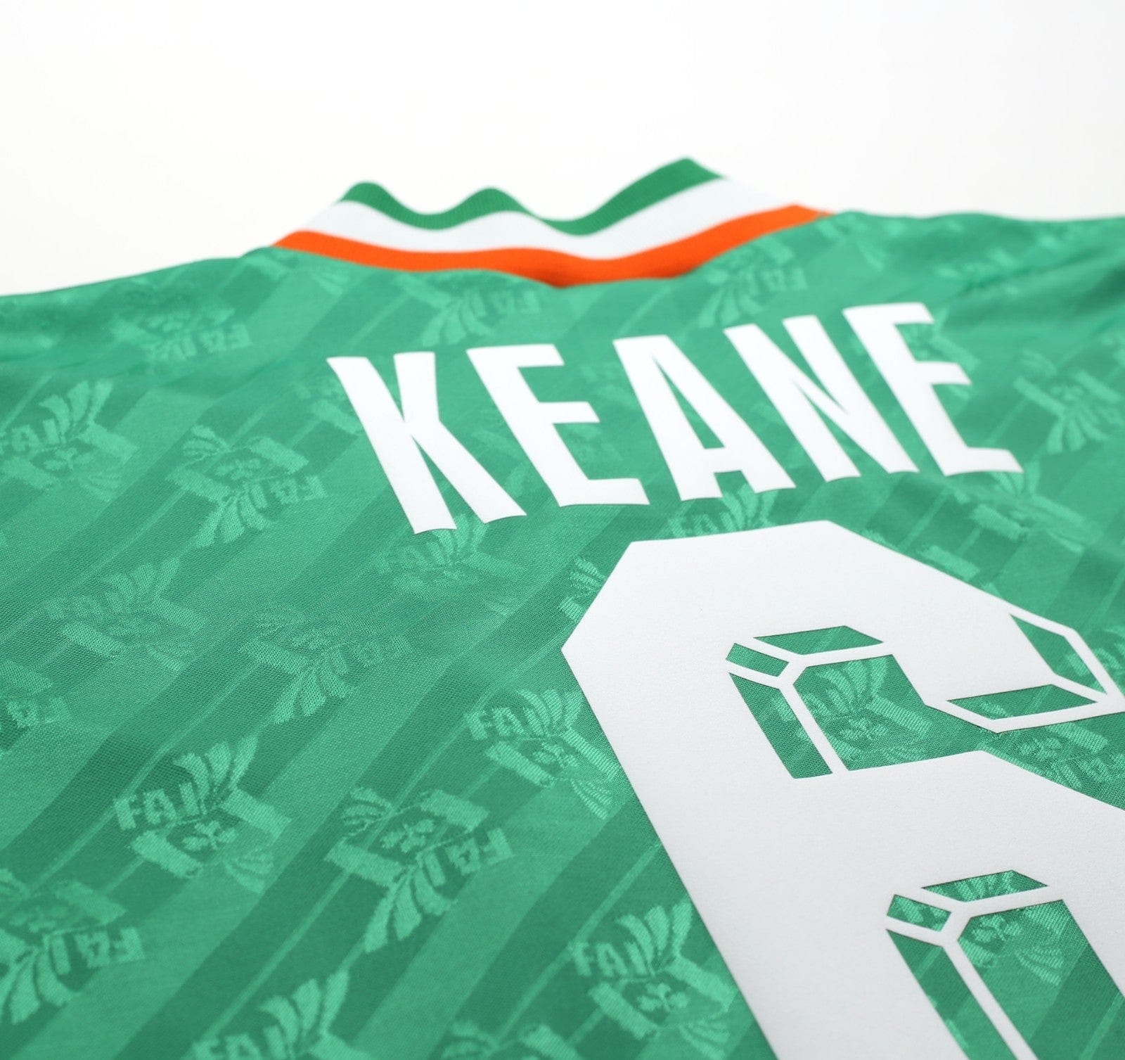 1994 KEANE #6 Ireland Vintage adidas Home Football Shirt 40/42 (L)