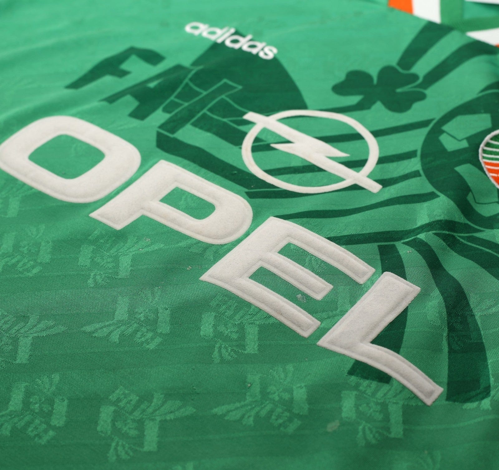 1994 KEANE #6 Ireland Vintage adidas Home Football Shirt 40/42 (L)