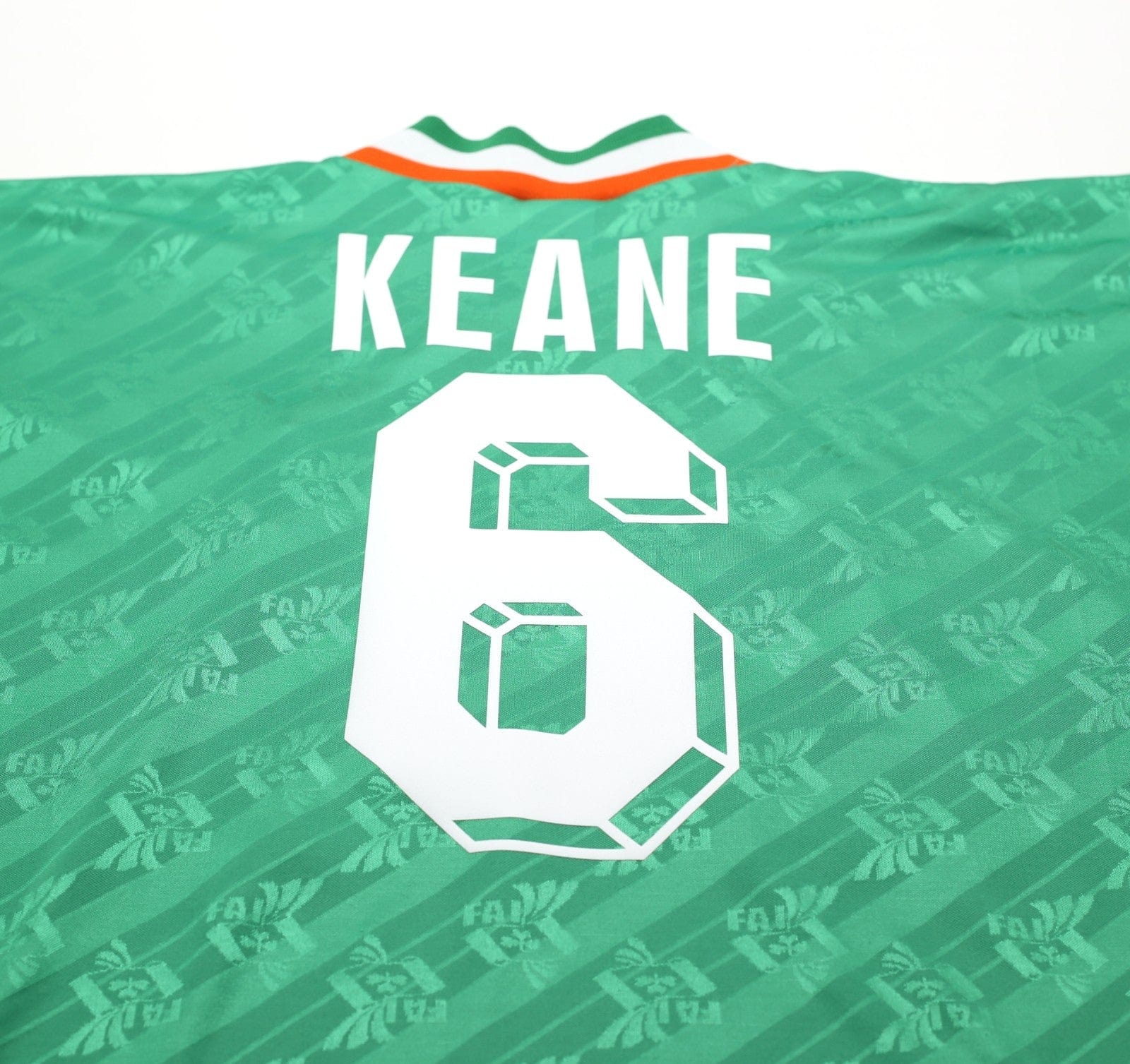 1994 KEANE #6 Ireland Vintage adidas Home Football Shirt 40/42 (L)