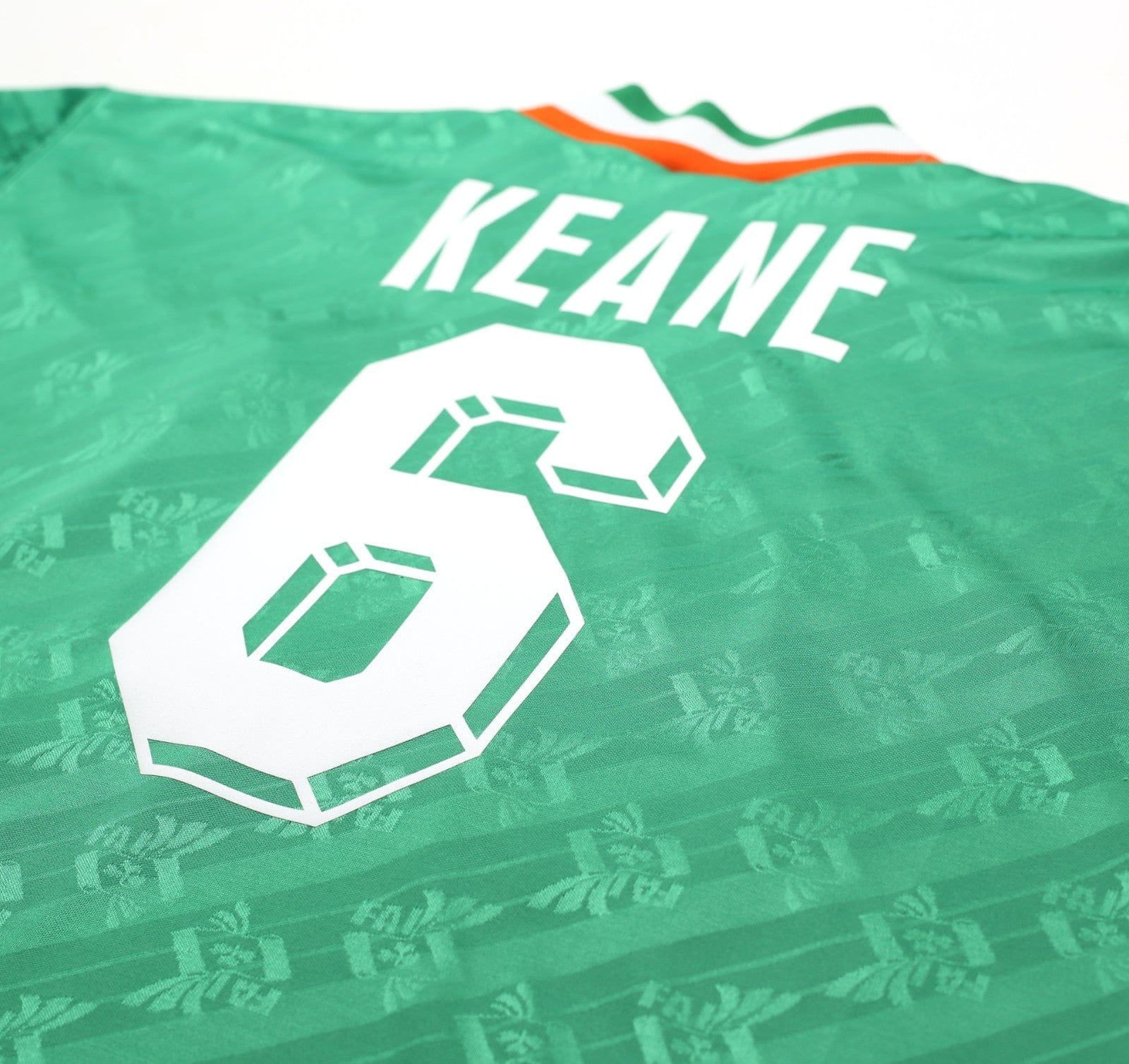1994 KEANE #6 Ireland Vintage adidas Home Football Shirt 40/42 (L)