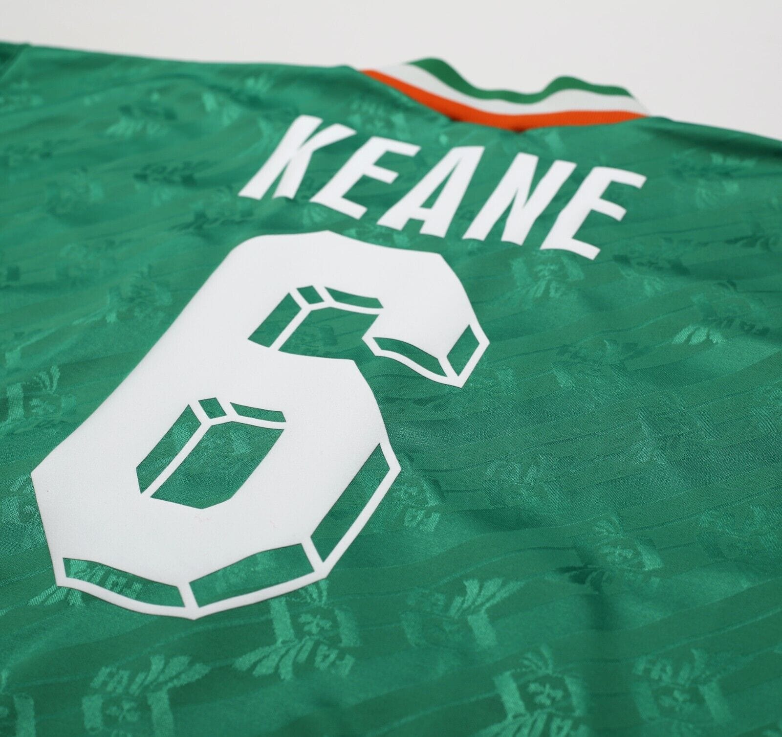 1994 KEANE #6 Ireland Vintage adidas Home Football Shirt 42/44 (L)