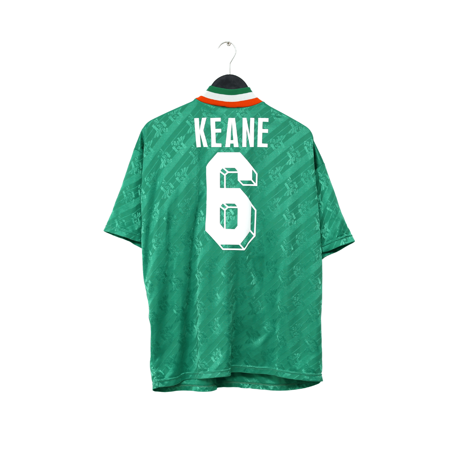 1994 KEANE #6 Ireland Vintage adidas Home Football Shirt 42/44 (L)