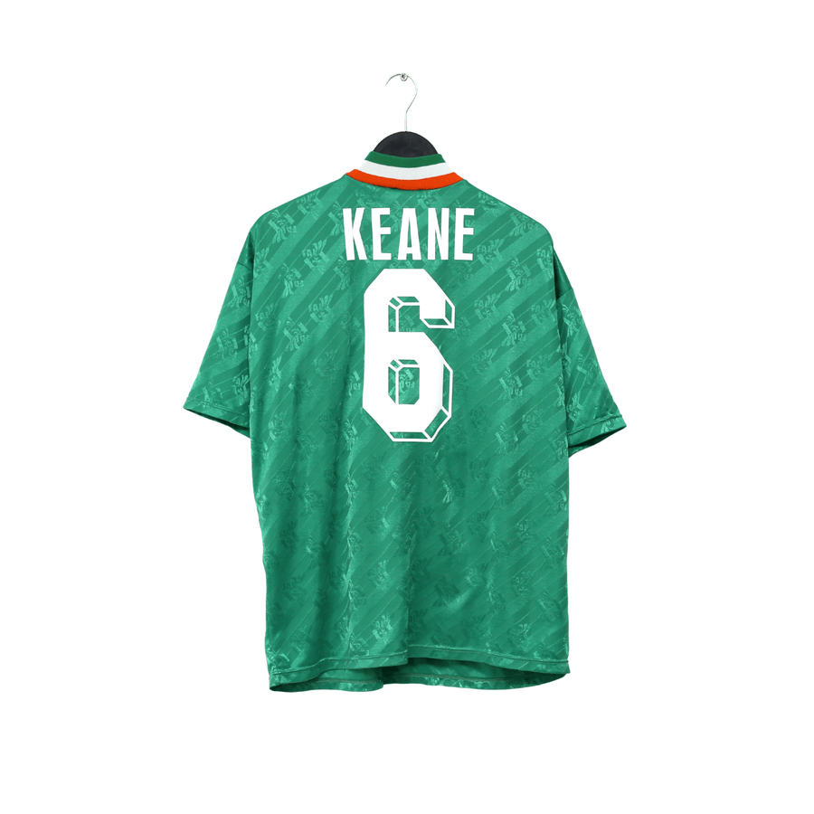 1994 KEANE #6 Ireland Vintage adidas Home Football Shirt 42/44 (L)