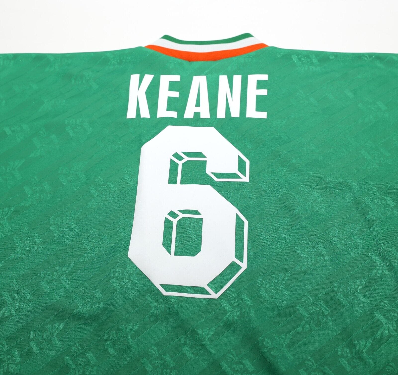 1994 KEANE #6 Ireland Vintage adidas Home Football Shirt 42/44 (L/XL)