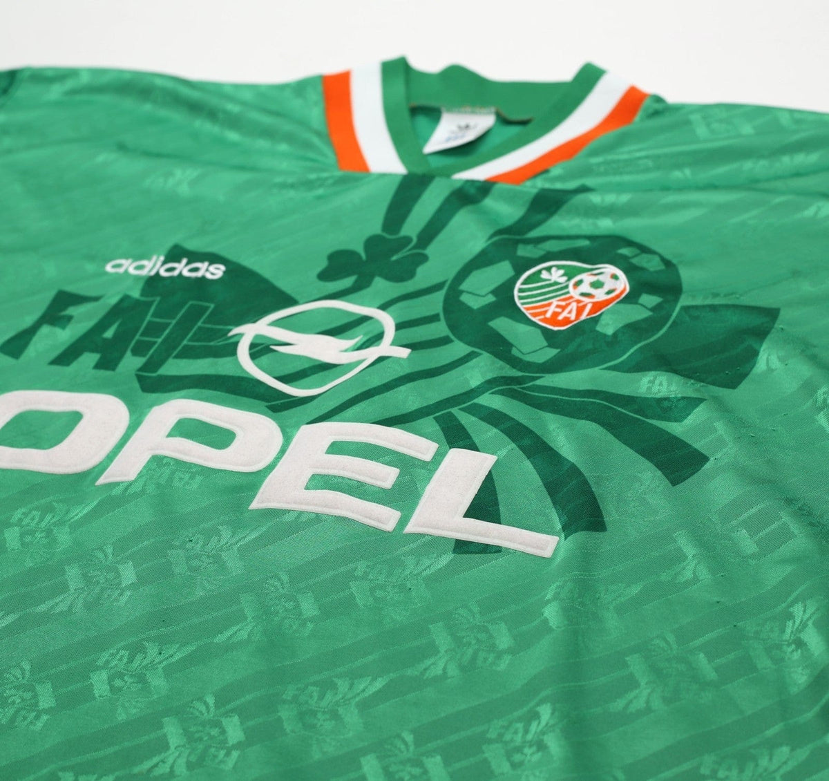 1994 KEANE #6 Ireland Vintage adidas Home Football Shirt 44/46 (XL)