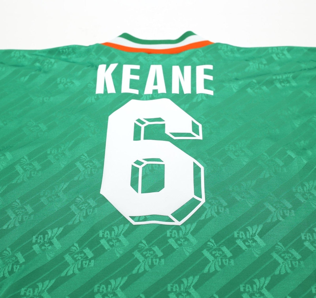 1994 KEANE #6 Ireland Vintage adidas Home Football Shirt 44/46 (XL)