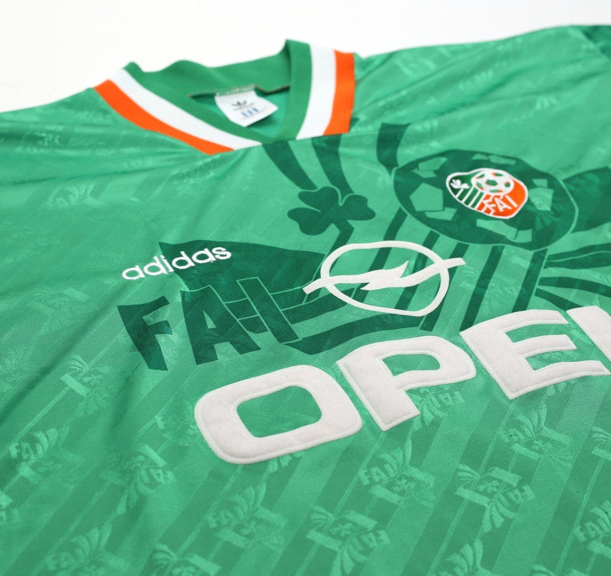 1994 KEANE #6 Ireland Vintage adidas Home Football Shirt 44/46 (XL)