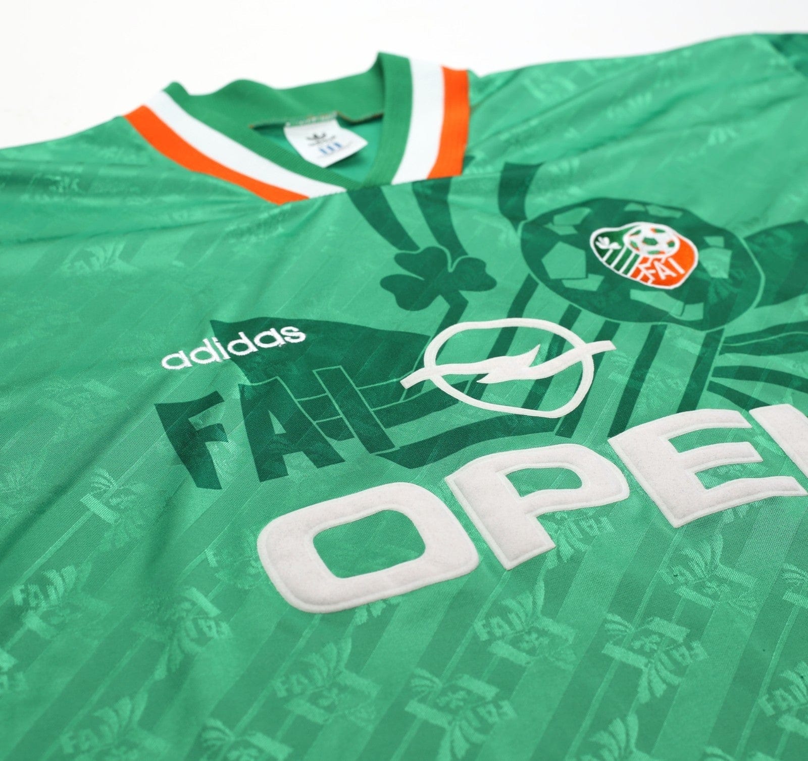 1994 KEANE #6 Ireland Vintage adidas Home Football Shirt 44/46 (XL)