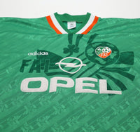 1994 KEANE #6 Ireland Vintage adidas Home Football Shirt 44/46 (XL)