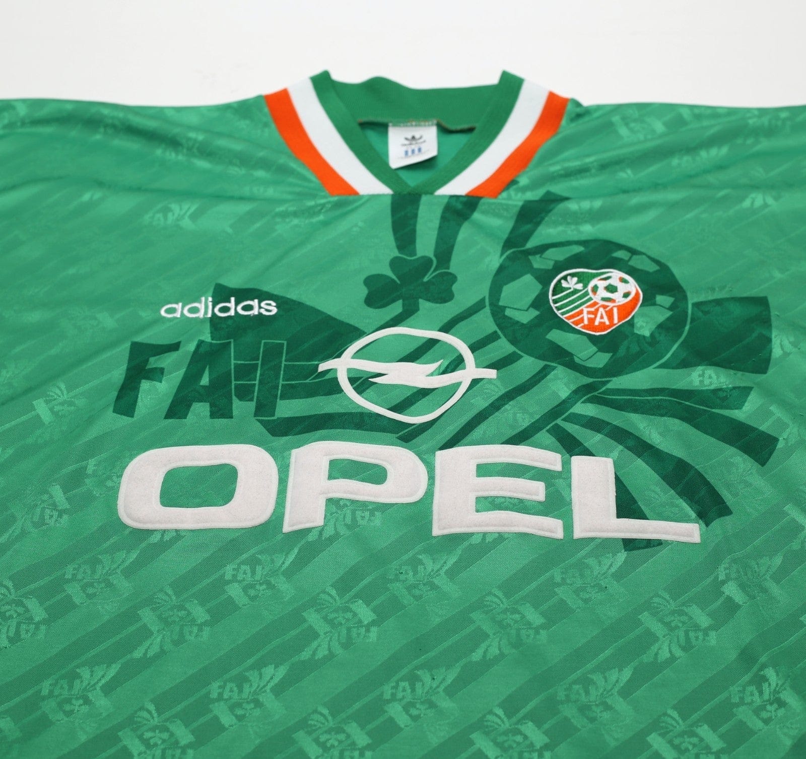 1994 KEANE #6 Ireland Vintage adidas Home Football Shirt 44/46 (XL)