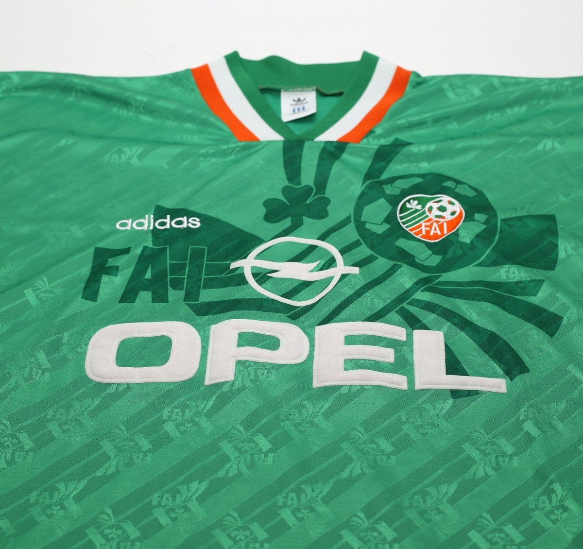 1994 KEANE #6 Ireland Vintage adidas Home Football Shirt 44/46 (XL)