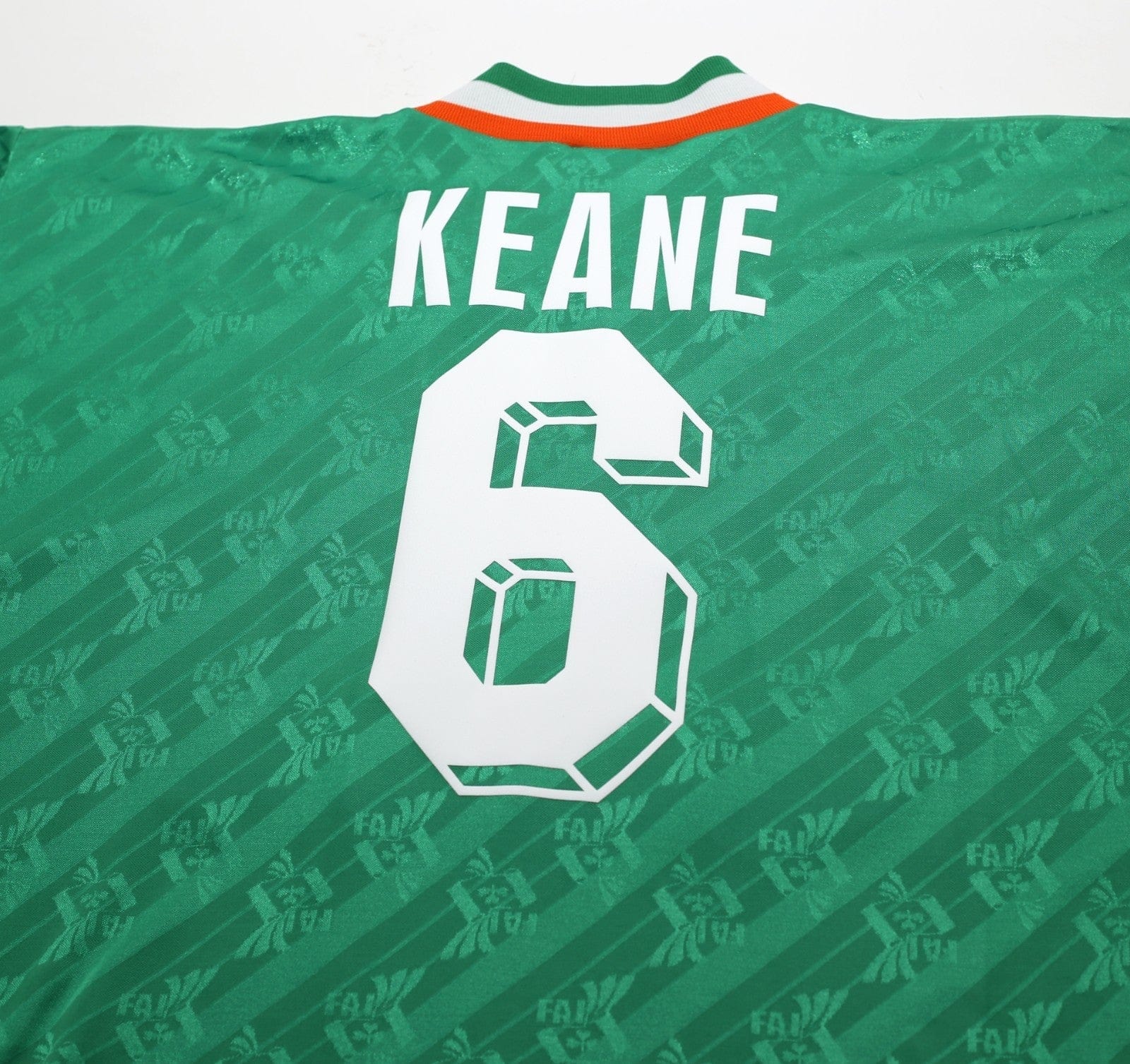 1994 KEANE #6 Ireland Vintage adidas Home Football Shirt 44/46 (XL)