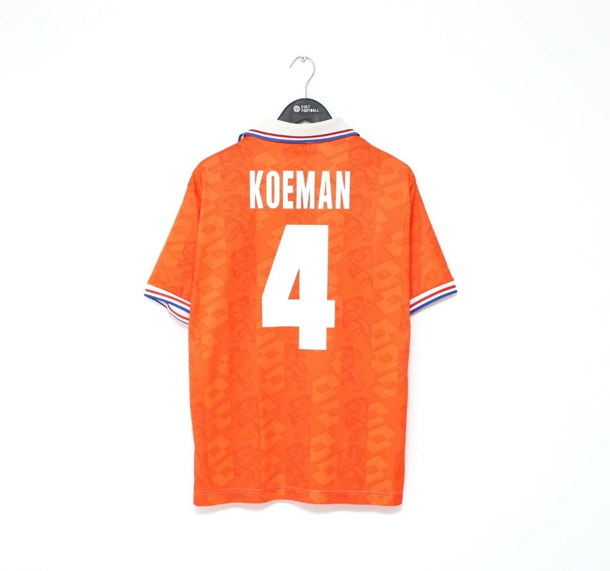 1994 KOEMAN #4 Holland Vintage Lotto Home Football Shirt (L) Barcelona