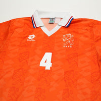 1994 Koeman #4 Holland Vintage Lotto Home Football Shirt (M) Netherlands