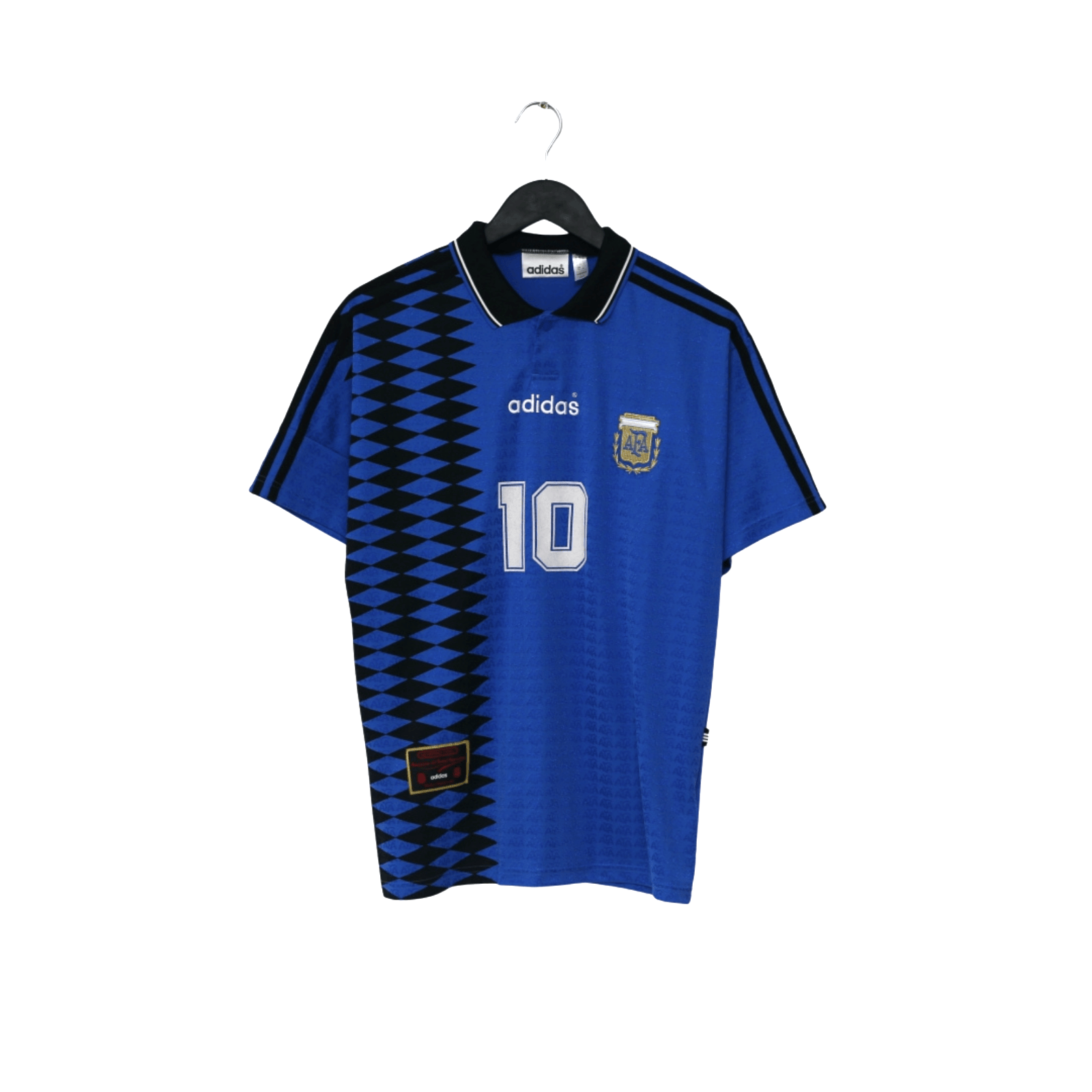 1994 Maradona #10 Argentina Retro adidas Originals Away Football Shirt (S/M)
