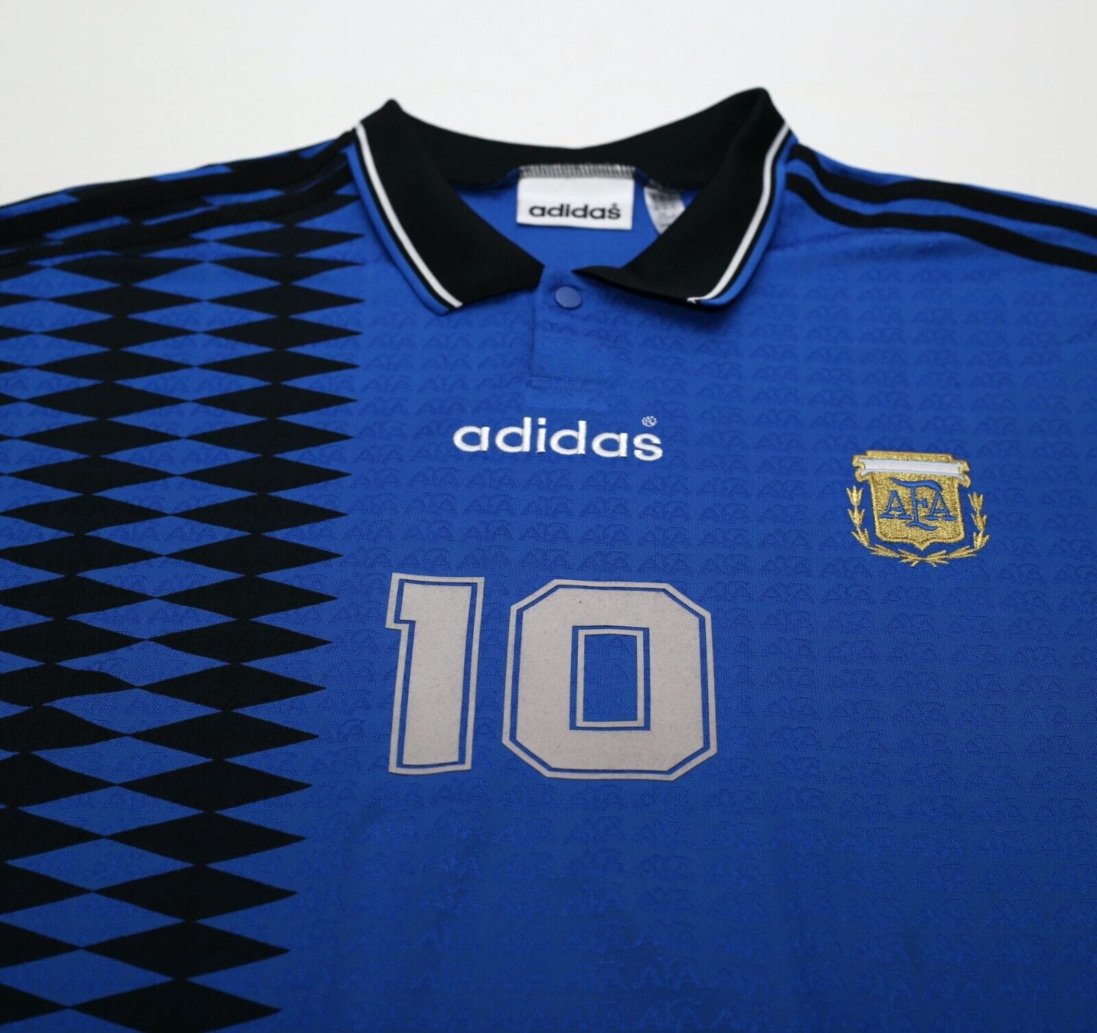 1994 MARADONA #10 Argentina Retro adidas Originals Away Football Shirt (XXL)