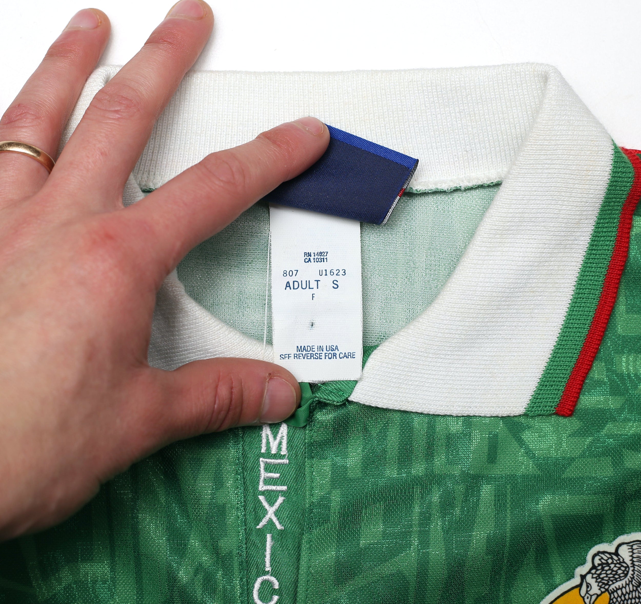 1994 MEXICO Vintage Umbro Home Football Shirt (S) World Cup 1994