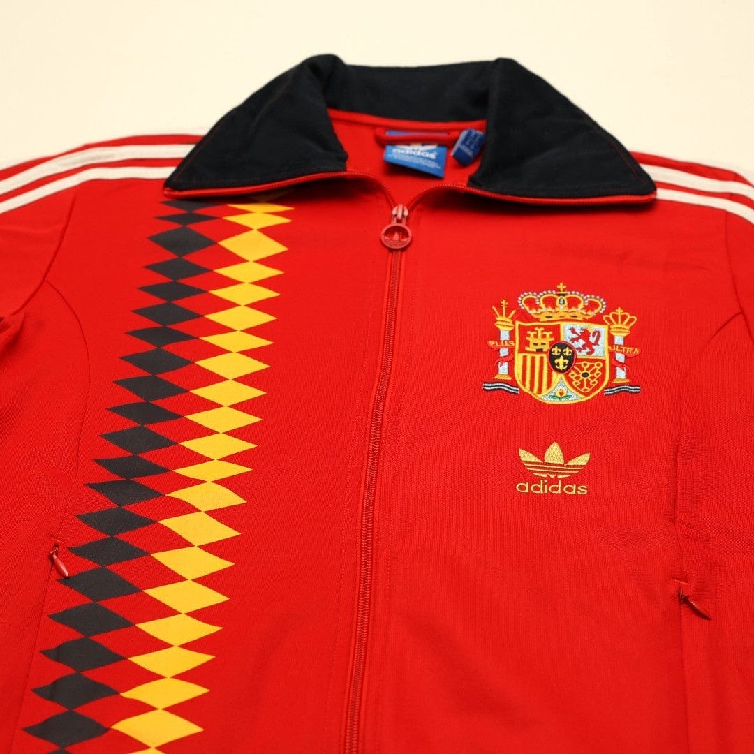 1994 Spain Retro adidas Originals Football Track Top Firebird Jacket (M)