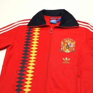 1994 Spain Retro adidas Originals Football Track Top Firebird Jacket (M)