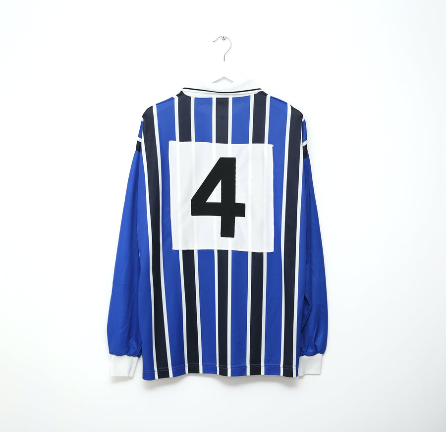 1995/96 #4 GILLINGHAM Vintage Olympic Home Match Worn/Issued Football Shirt (XL)