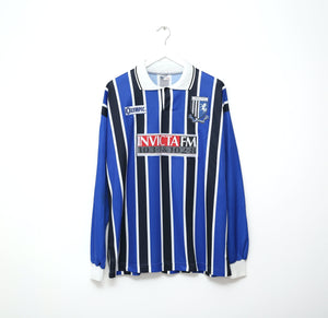 1995/96 #4 GILLINGHAM Vintage Olympic Home Match Worn/Issued Football Shirt (XL)
