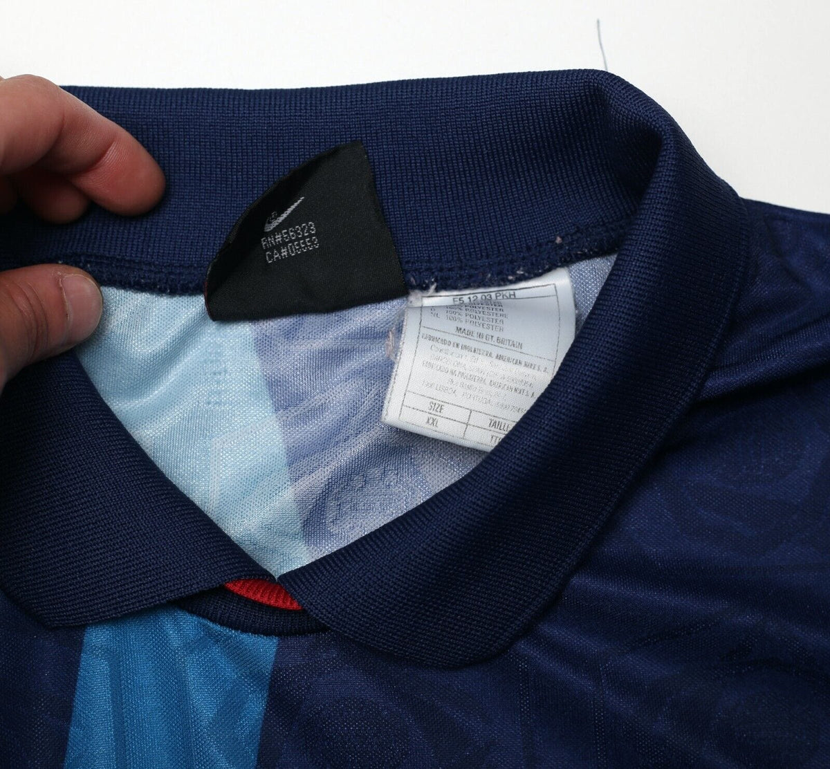 1995/96 ARSENAL Vintage Nike Away Football Shirt Jersey (XXL)