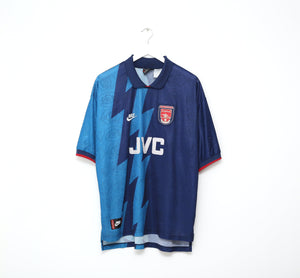 1995/96 ARSENAL Vintage Nike Away Football Shirt Jersey (XXL)