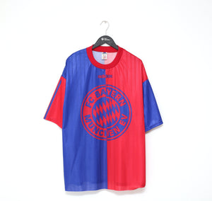 1995/96 BAYERN MUNICH Vintage adidas Football Training Shirt (XL) Matthaus Era