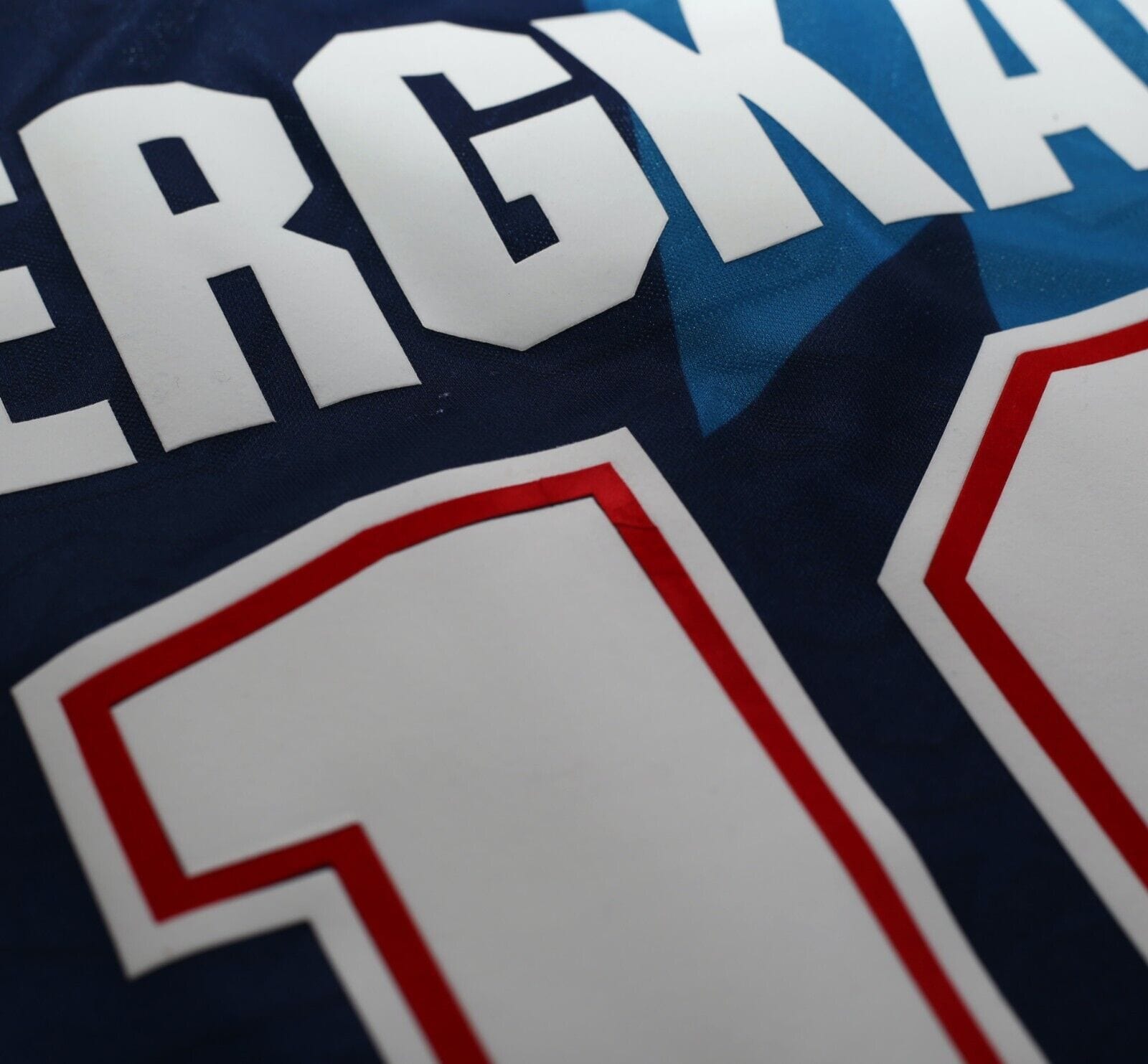 1995/96 BERGKAMP #10 Arsenal Vintage Nike Away Football Shirt Jersey (L/XL)