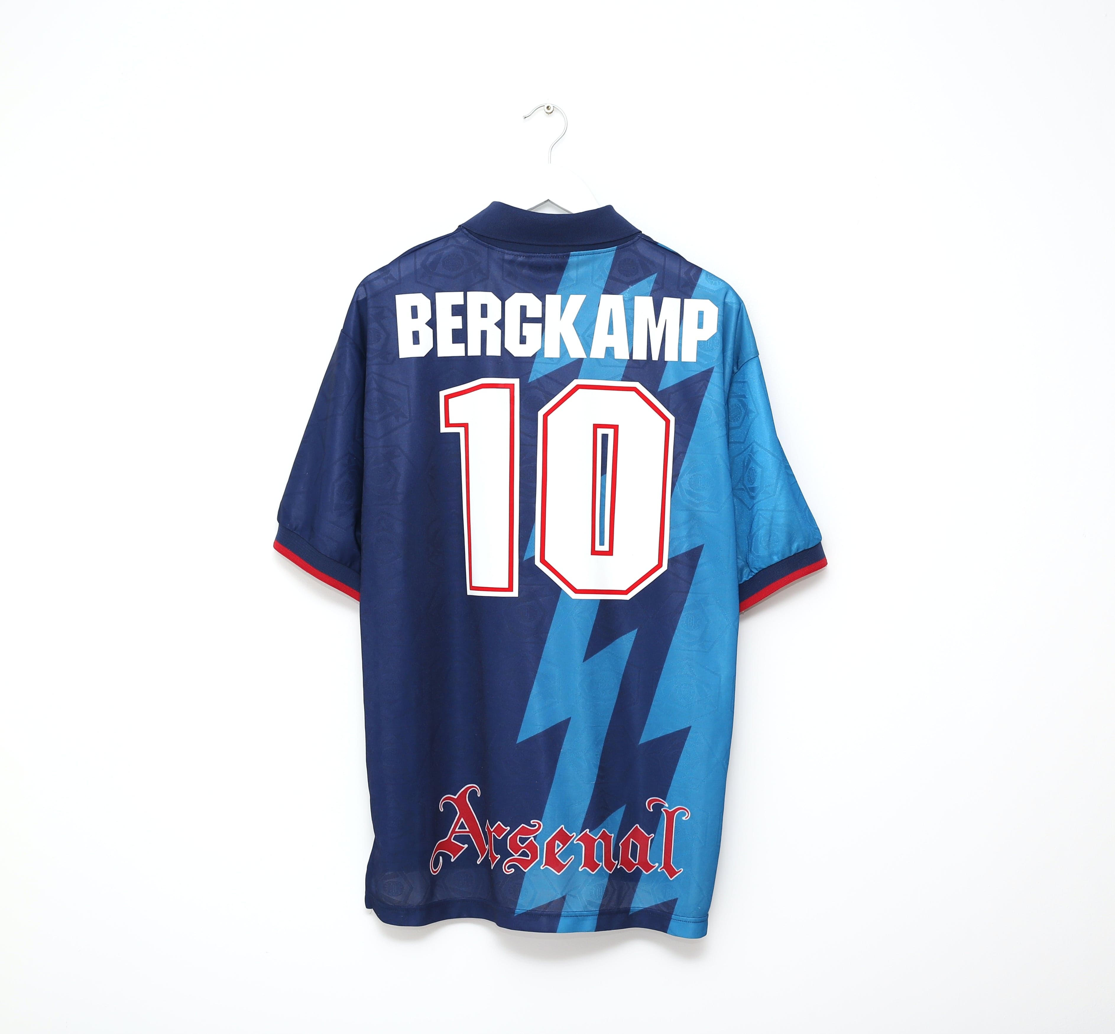 Arsenal 1995-1996 Away Dark Blue Retro Soccer Jersey - My Retro Jersey