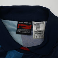 1995/96 Bergkamp #10 Arsenal Vintage Nike Away Football Shirt (XL)