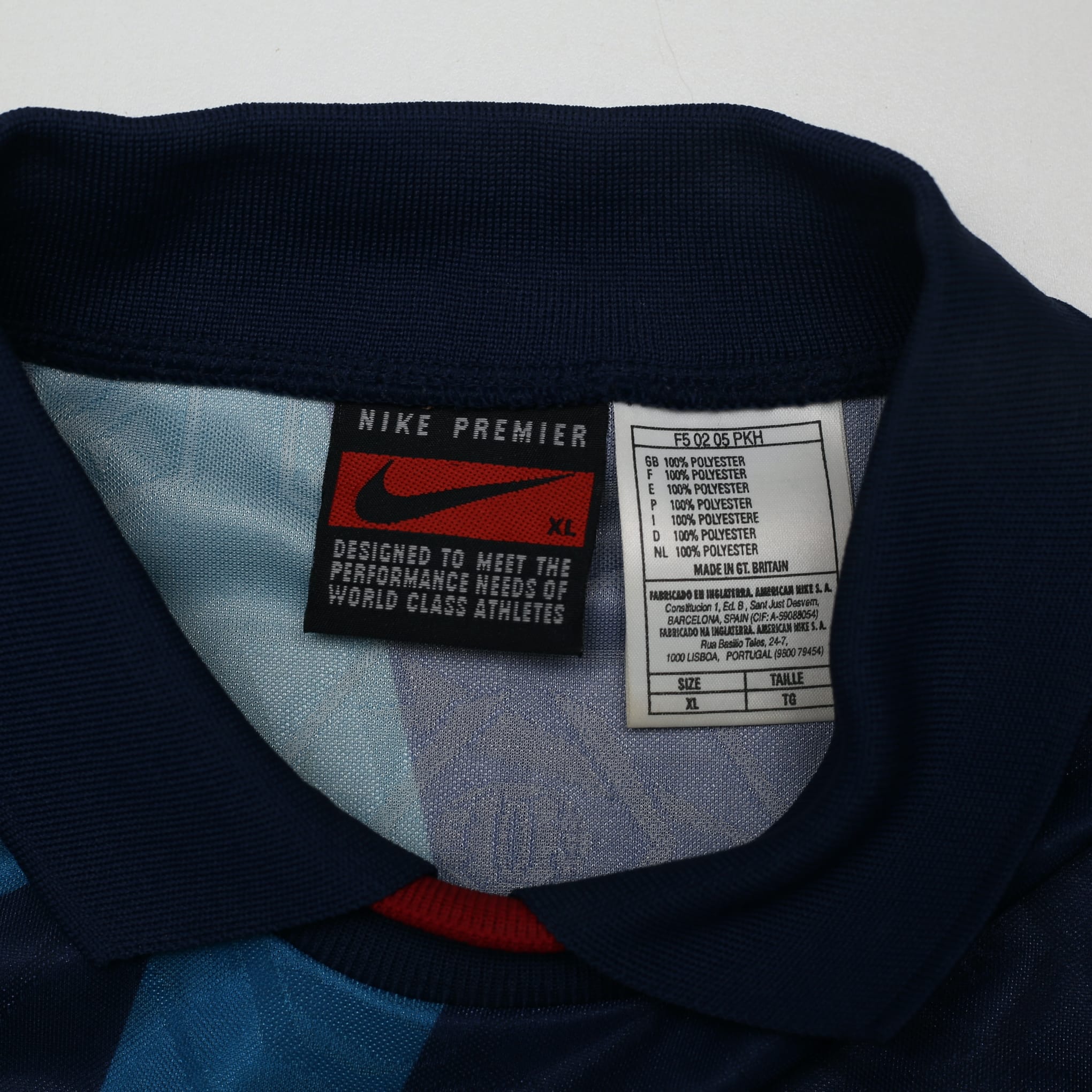 1995/96 Bergkamp #10 Arsenal Vintage Nike Away Football Shirt (XL)