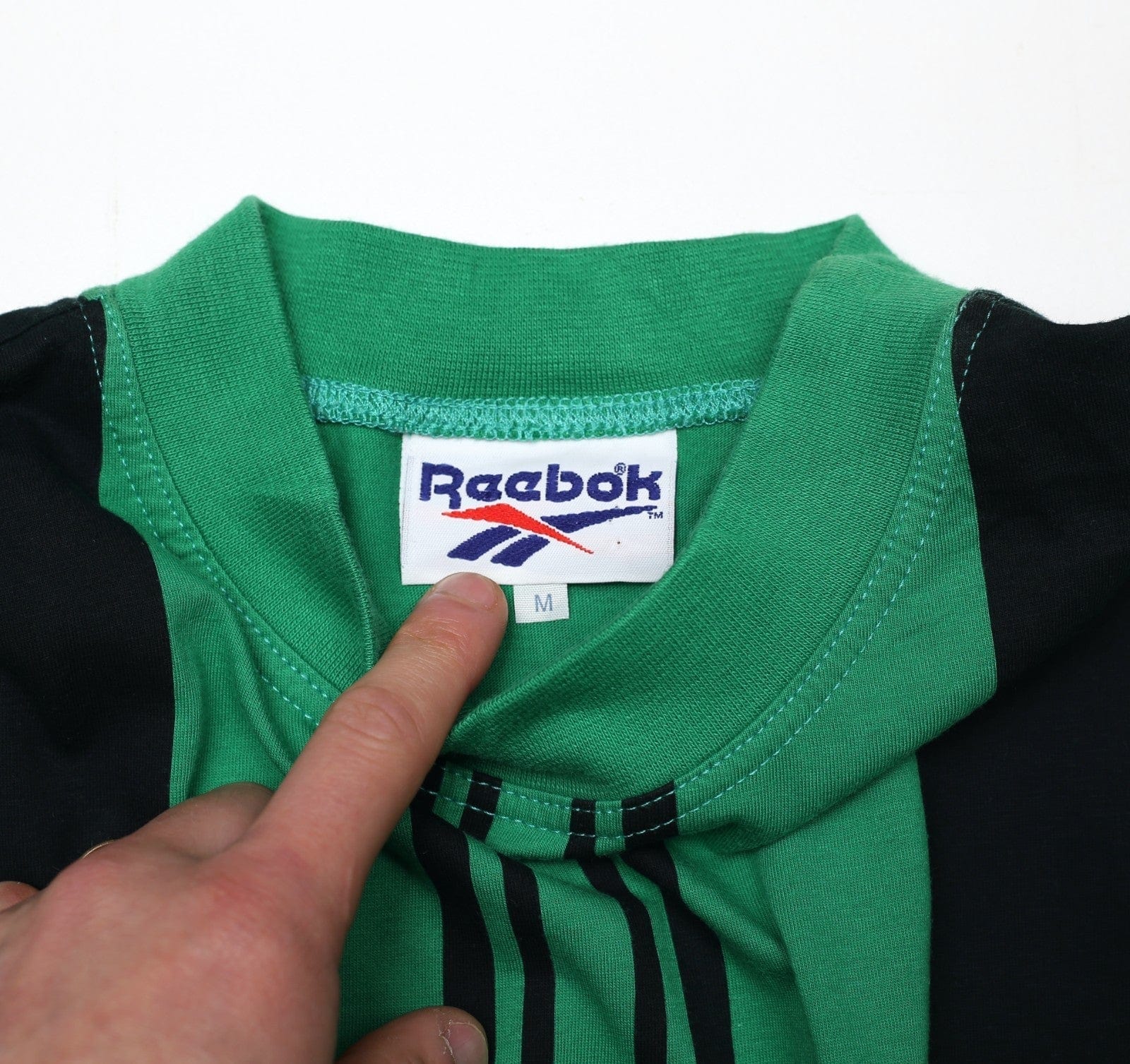 1995/96 BORUSSIA MONCHENGLADBACK Vintage Reebok Football Tee Shirt (M/L)