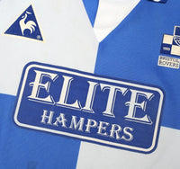 1995/96 BRISTOL ROVERS Vintage le coq sportif Home Football Shirt (S)