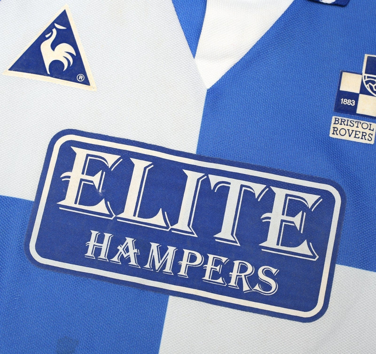 1995/96 BRISTOL ROVERS Vintage le coq sportif Home Football Shirt (S)