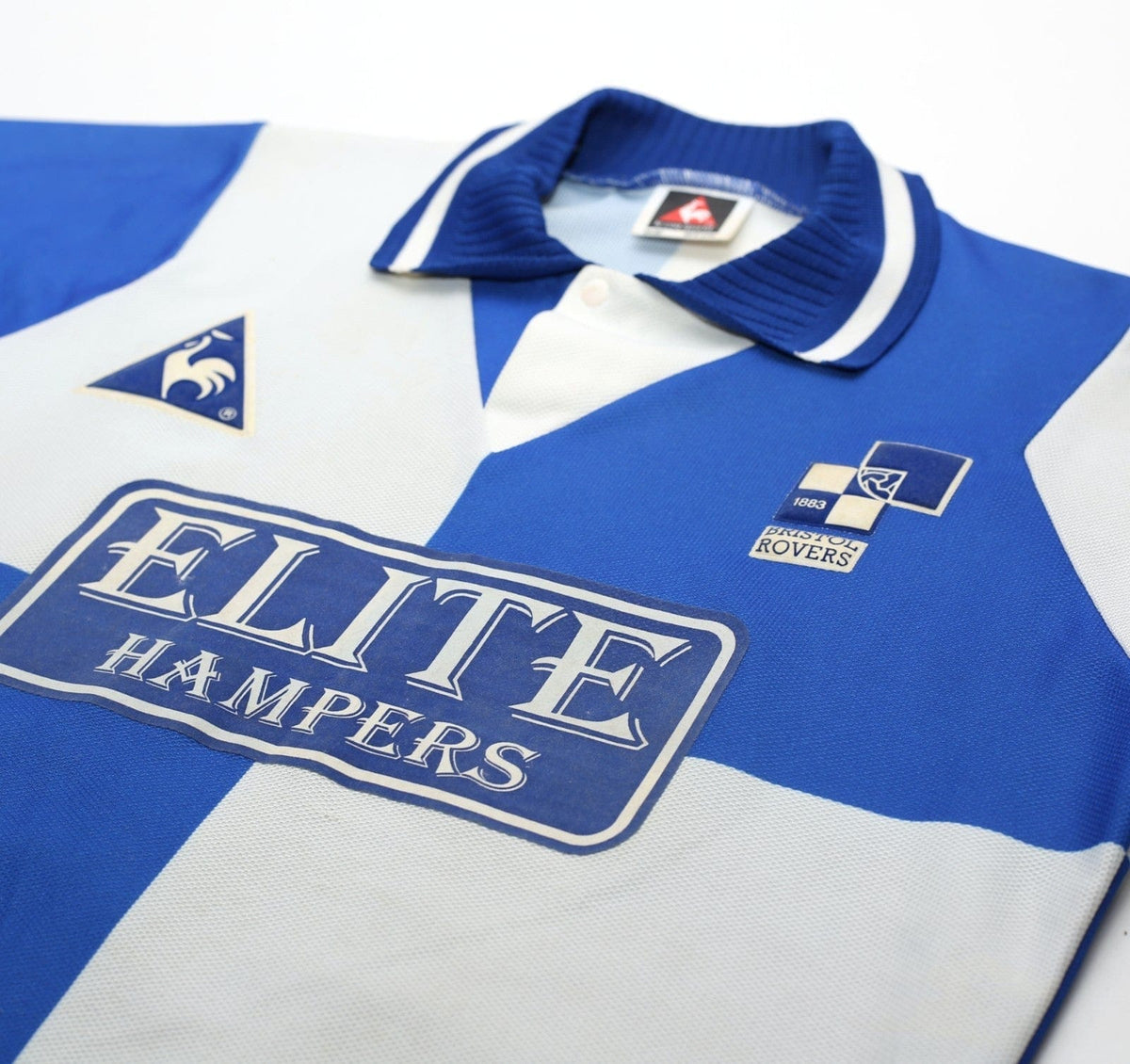 1995/96 BRISTOL ROVERS Vintage le coq sportif Home Football Shirt (S)