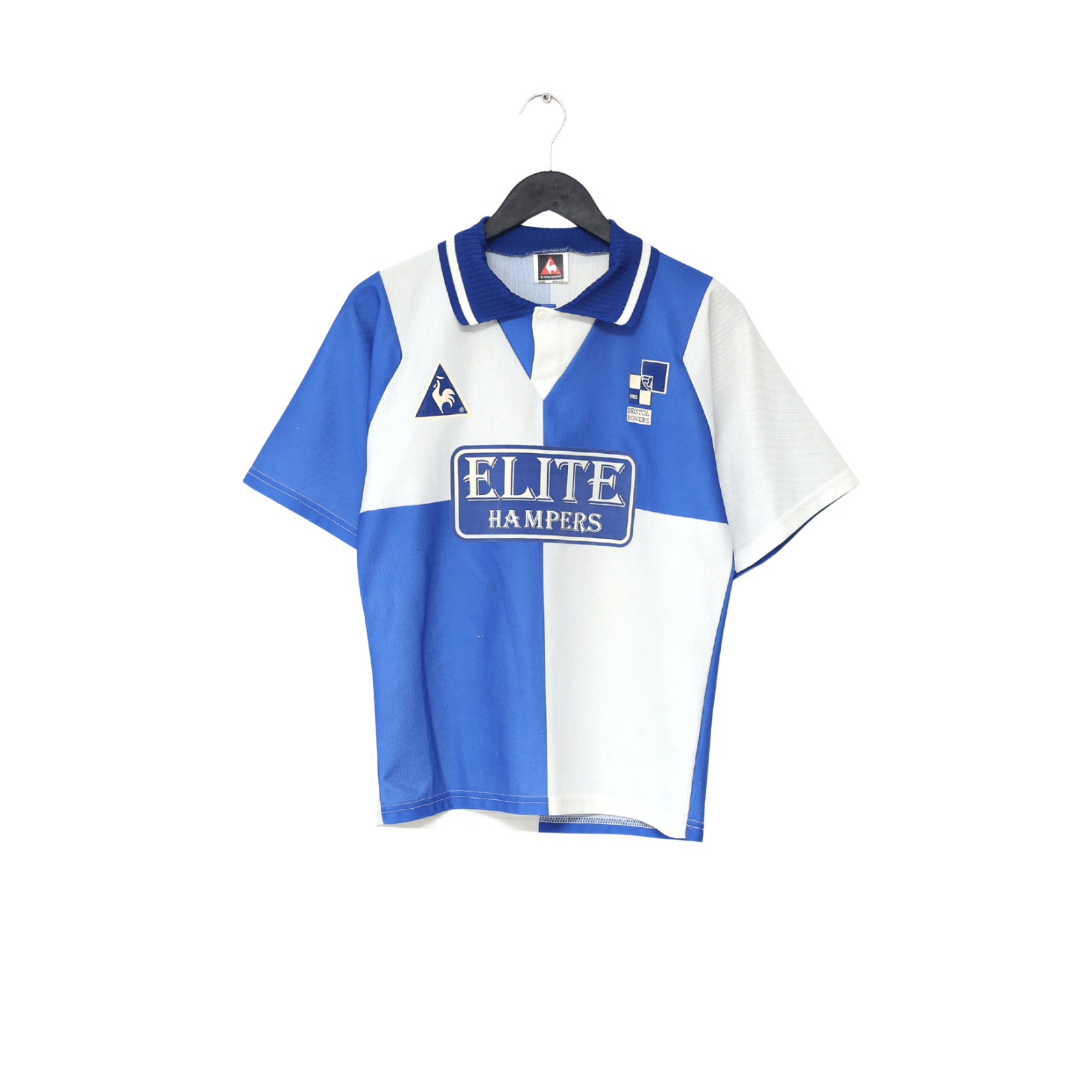 1995/96 BRISTOL ROVERS Vintage le coq sportif Home Football Shirt (S)