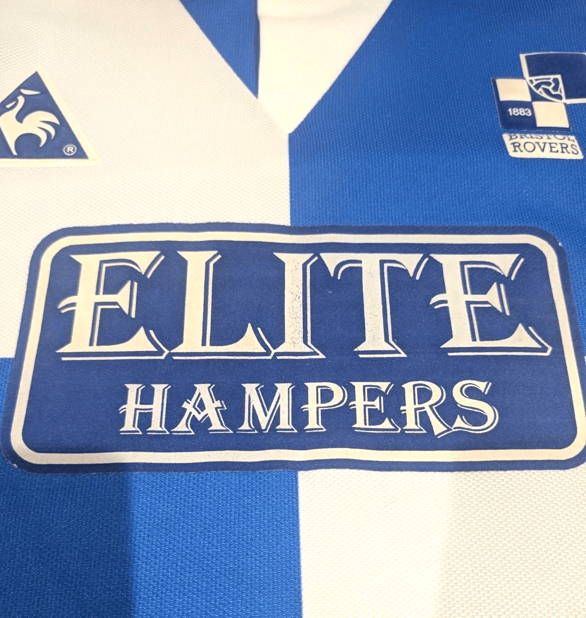 1995/96 Bristol Rovers Vintage le coq sportif Home Football Shirt (S)