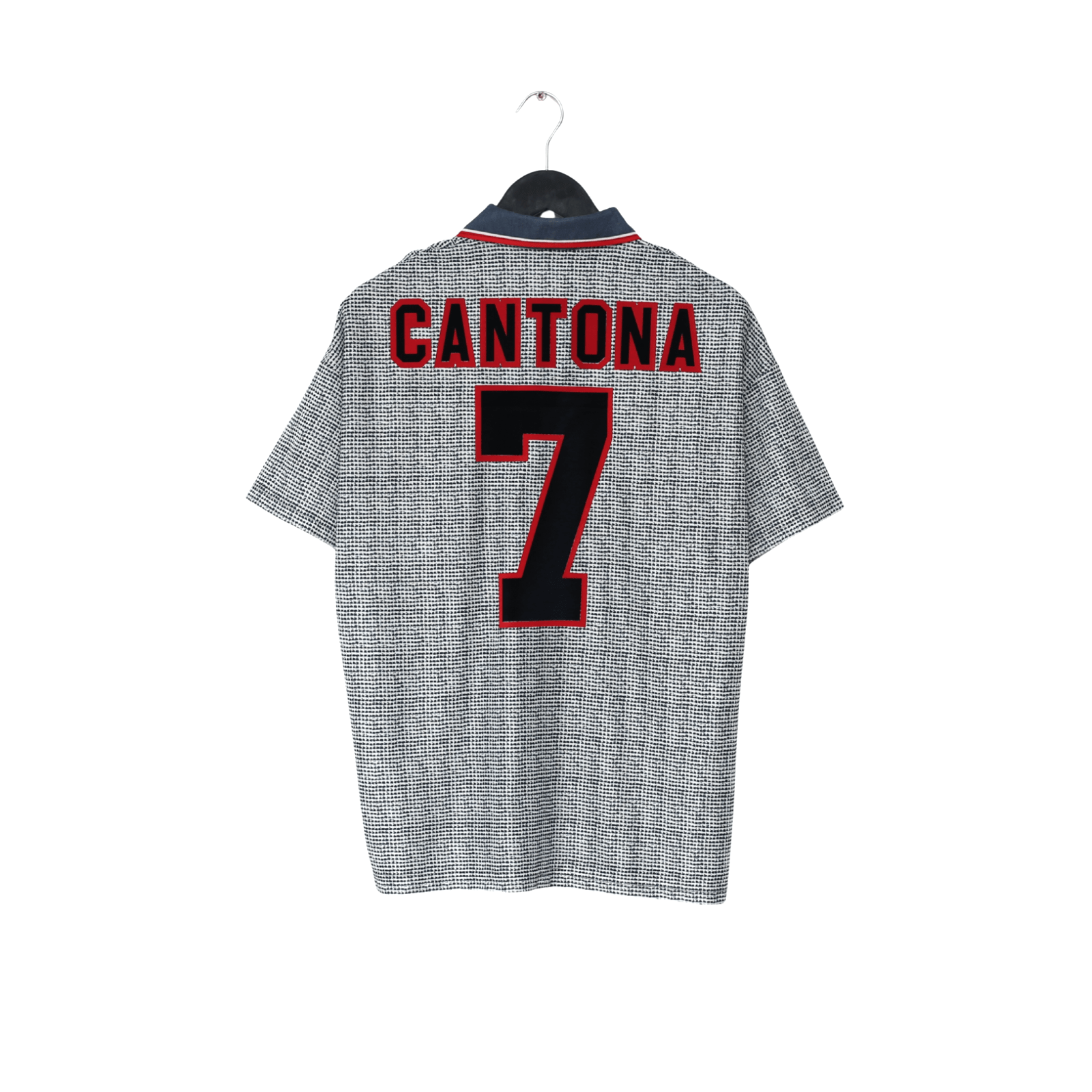 1995/96 CANTONA #7 Manchester United Vintage Umbro Away Football Shirt (M)