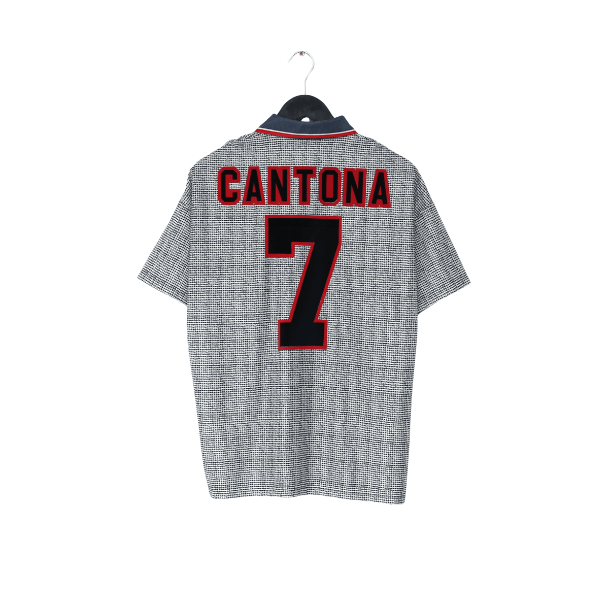 1995/96 CANTONA #7 Manchester United Vintage Umbro Away Football Shirt (M)