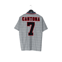 1995/96 CANTONA #7 Manchester United Vintage Umbro Away Football Shirt (M)
