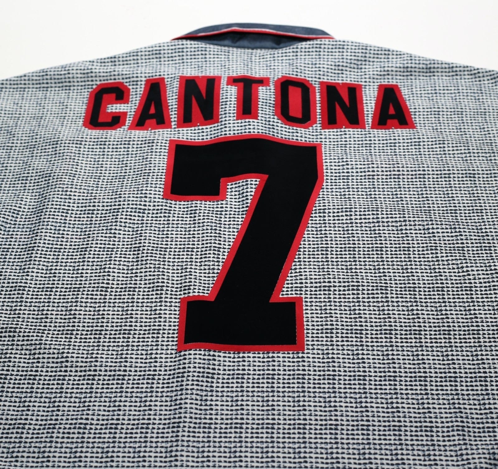 1995/96 CANTONA #7 Manchester United Vintage Umbro Away Football Shirt (M)