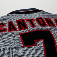 1995/96 Cantona #7 Manchester United Vintage Umbro Away Football Shirt (M)