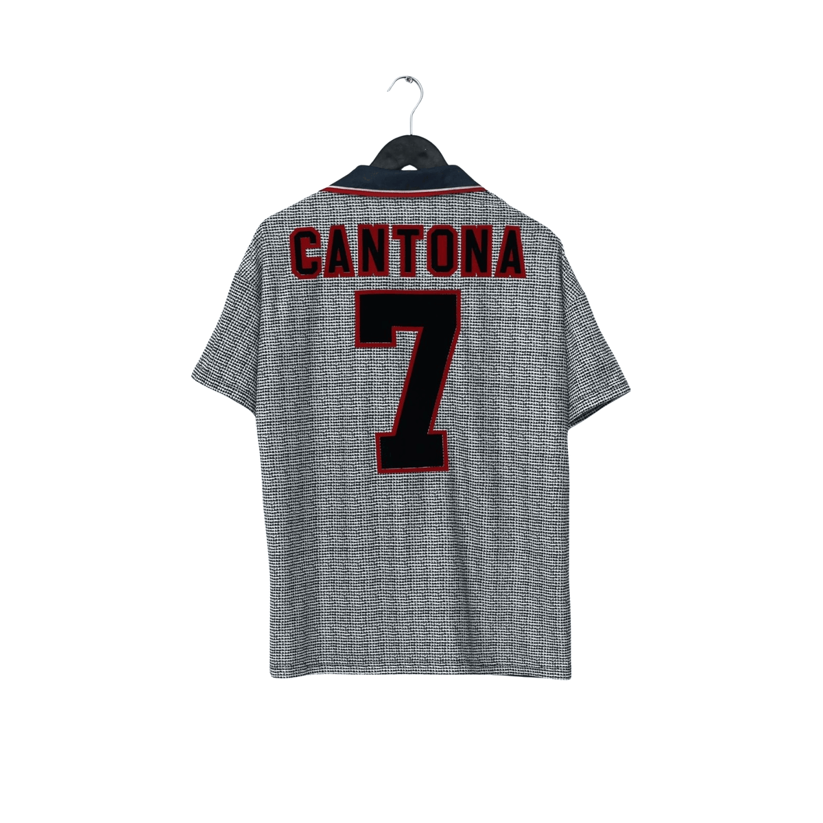 1995/96 Cantona #7 Manchester United Vintage Umbro Away Football Shirt (M)