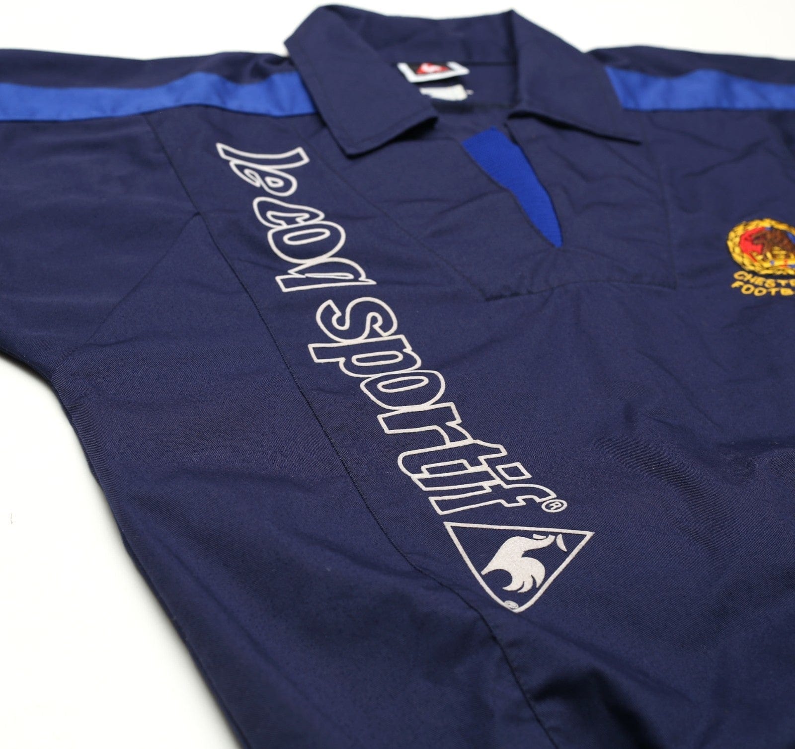 1995/96 CHESTER CITY Vintage le coq sportif Football Training Drill Top (S/M)