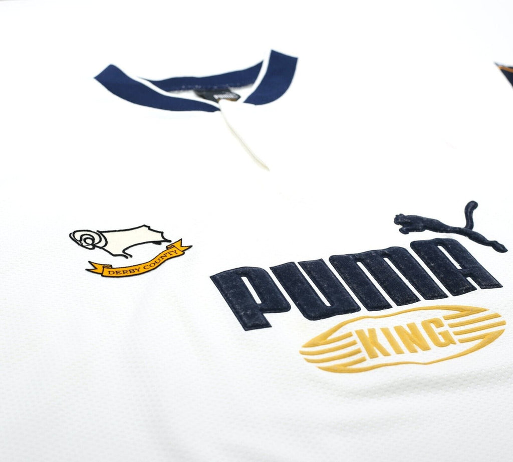 1995/96 DERBY COUNTY Vintage PUMA KING Football Training Shirt (L/XL)